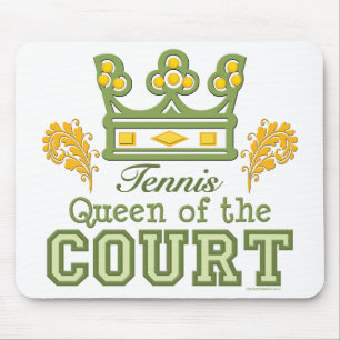 Queen Of The Court Tennis Mousepad