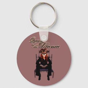 Queen of the Drama Keychain