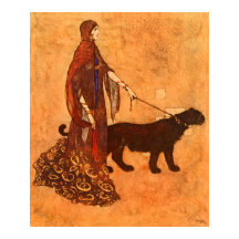 Queen of the Ebony Isles Edmund Dulac Fine Art