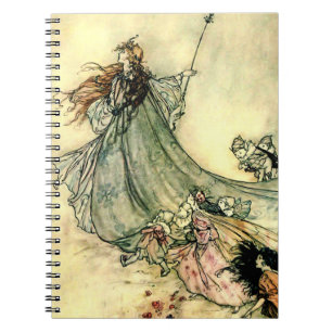 “Queen of the Fairies” by Arthur Rackham Notebook