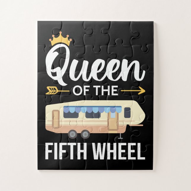 Queen Of The Fifth Wheel I Jigsaw Puzzle (Vertical)