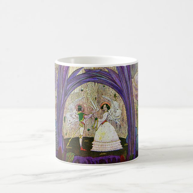 Queen of the Flowers Thumbelina Art Mug (Center)