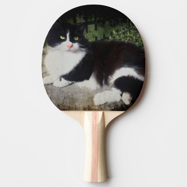 Queen of the Garden Cat Ping Pong Paddle (Front)