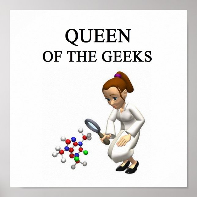 QUEEN of the geeks Poster (Front)
