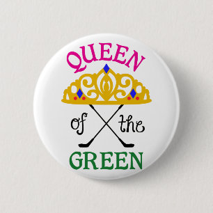 Queen of the Green 2 Inch Round Button