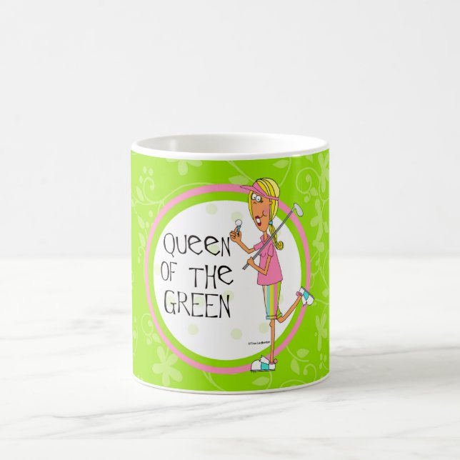 Queen of the Green Coffee Mug (Center)