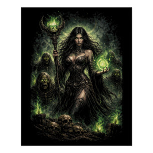 Queen of the Green Flame Poster