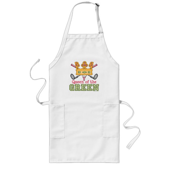 Queen of the Green Womens Golf Apron (Front)