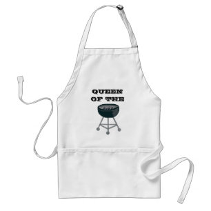 QUEEN OF THE Grill apron