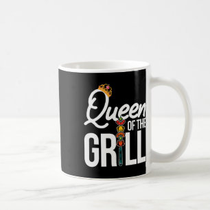 Queen Of The Grill Funny Smoking Meat Bbq Women By Coffee Mug