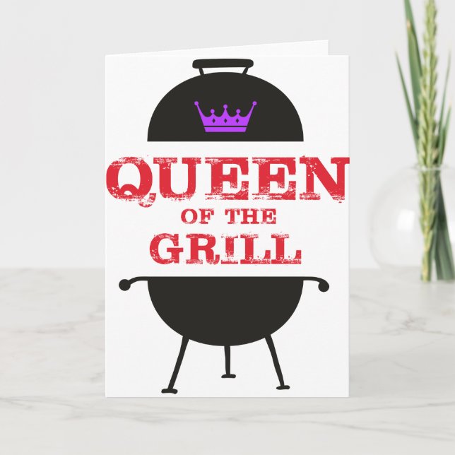 Queen Of The Grill, Purple Crown Red Card (Front)