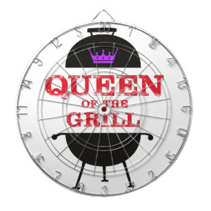 Queen Of The Grill, Purple Crown Red Dartboard
