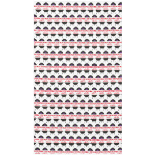 Queen Of The Grill, Purple Crown Red Tablecloth