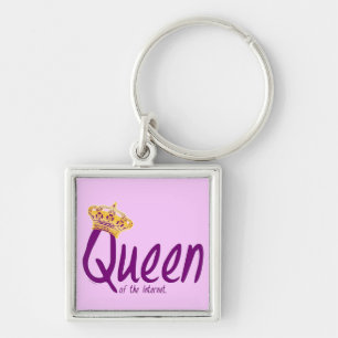 Queen of the Internet Keychain
