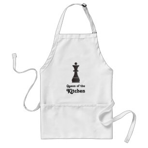 Queen of the Kitchen chess piece Standard Apron