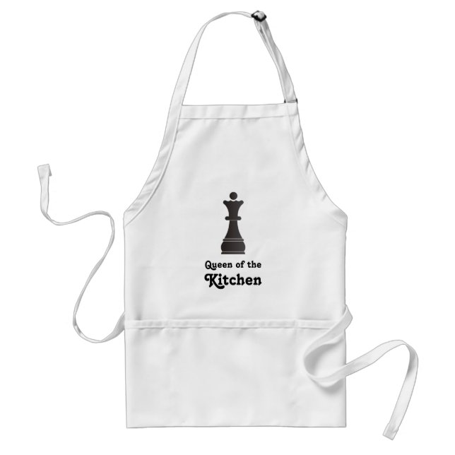 Queen of the Kitchen chess piece Standard Apron (Front)