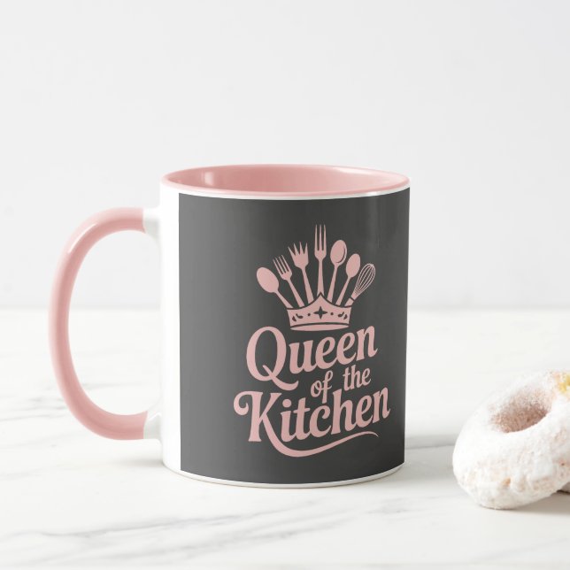 Queen of the kitchen  mug (With Donut)