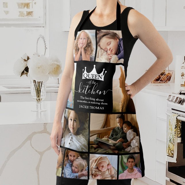 Queen of the Kitchen Photo Collage Apron (Creator Uploaded)