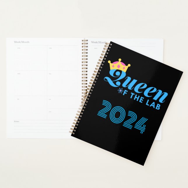 Queen of the Lab - Laboratory Medical Technician Planner (Display)
