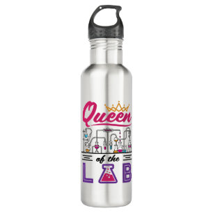 Queen of the Lab Laboratory Technician Scientist 710 Ml Water Bottle