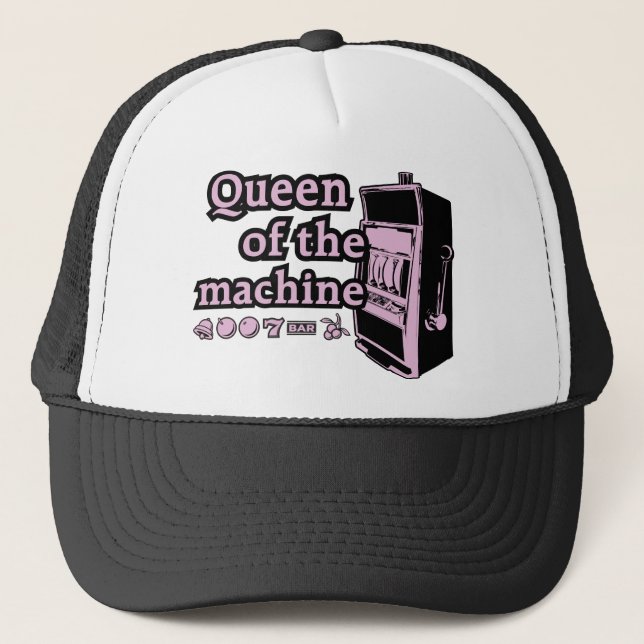 Queen Of The Machine Trucker Hat (Front)
