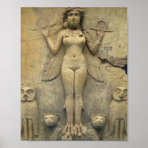 Queen Of The Night - Burney Relief Lilith Poster