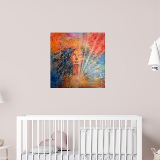 "Queen of the Ocean" Radiant Spirit Art Poster  (Nursery 2)