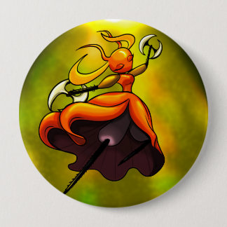 Queen of the Skarr 4 Inch Round Button