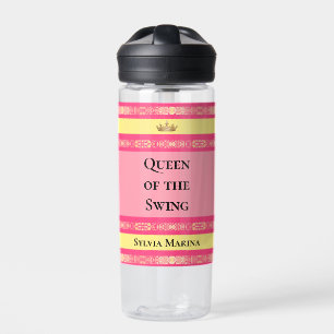 Queen of the Swing Pink Water Bottle