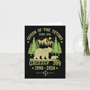 Queen Of The Tetons Grizzly 9 National Park 1996-2 Card