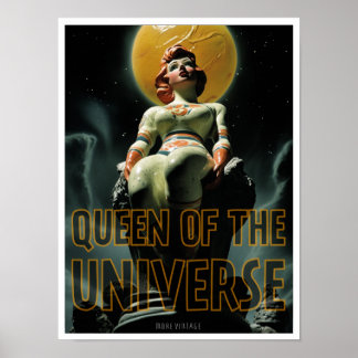 QUEEN OF THE UNIVERSE SCI-FI PRINT