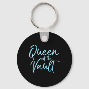 Queen Of The Vault Shirt Cute Gymnastics Gift Gymn Keychain