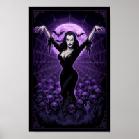 Queen of the Web – Gothic Vampire Poster
