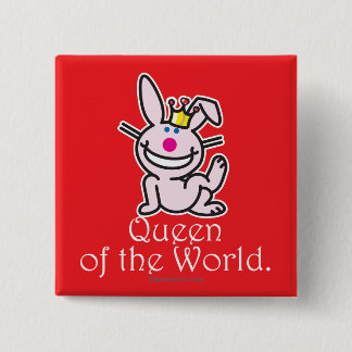 Queen Of The World 2 Inch Square Button