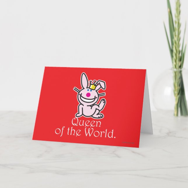 Queen Of The World Holiday Card (Front)