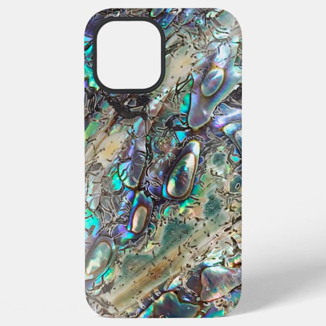 Queen paua shell iPhone case (Back)