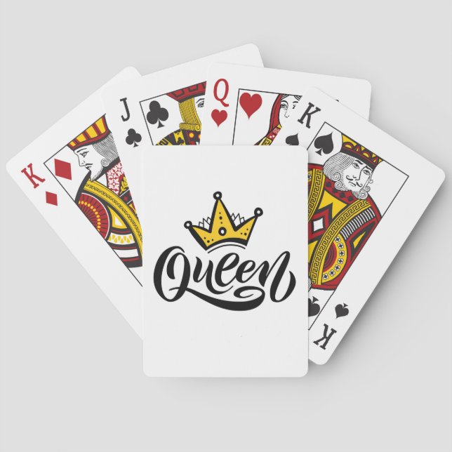 queen playing cards (Back)