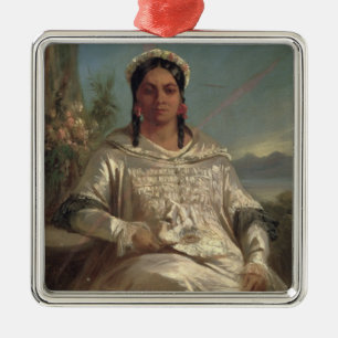 Queen Pomare IV of Tahiti Metal Ornament