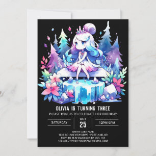 Queen Princess Birthday Invitation