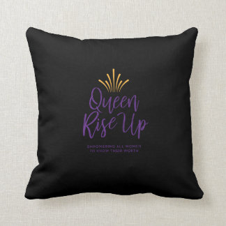 Queen Rise Up Throw Pillow