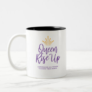 Queen Rise Up Two-Tone Coffee Mug