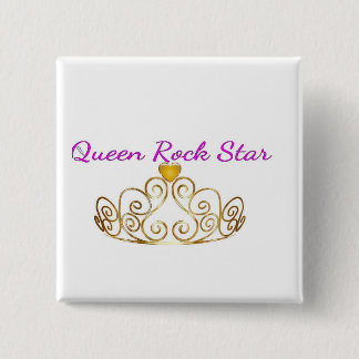 Queen Rock star button