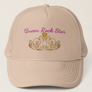 Queen Rockstar  Rose  Gold Hat