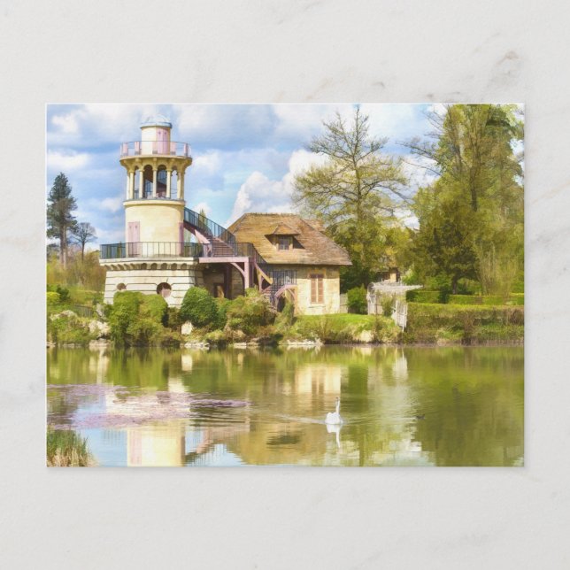 Queen’s Hamlet, Versailles, France, Postcard (Front)