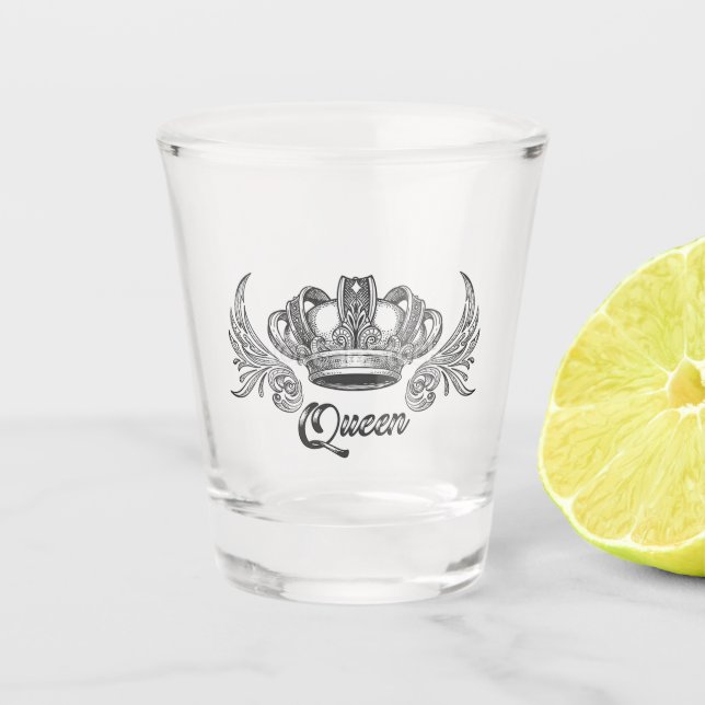 Queen Shot Glass (Front)