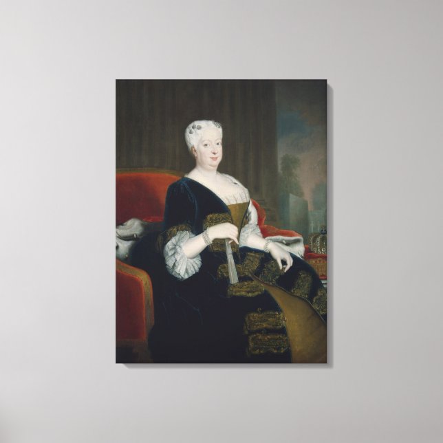 Queen Sophia Dorothea of Hanover Canvas Print (Front)