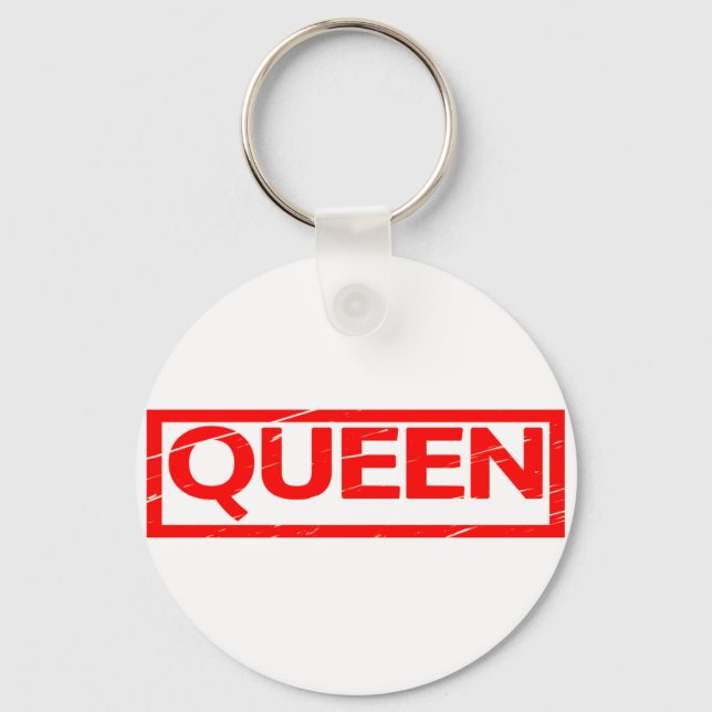 Queen Stamp Keychain (Front)