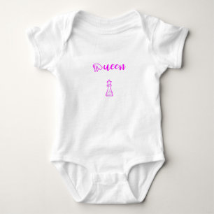 Queen – The Most Powerful Piece in Chess Baby Bodysuit