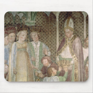 Queen Theodolinda and Pope Gregory the Great Mouse Pad