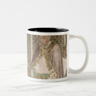 Queen Theodolinda and Pope Gregory the Great Two-Tone Coffee Mug